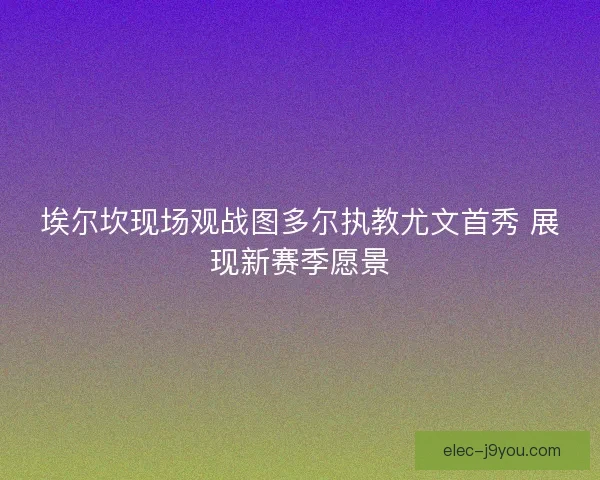 埃尔坎现场观战图多尔执教尤文首秀 展现新赛季愿景